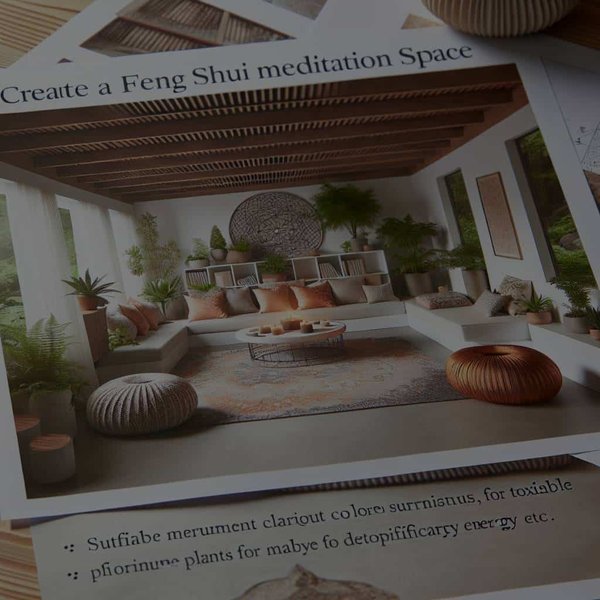 Comment créer un espace de méditation Feng Shui pour une harmonie intérieure ?